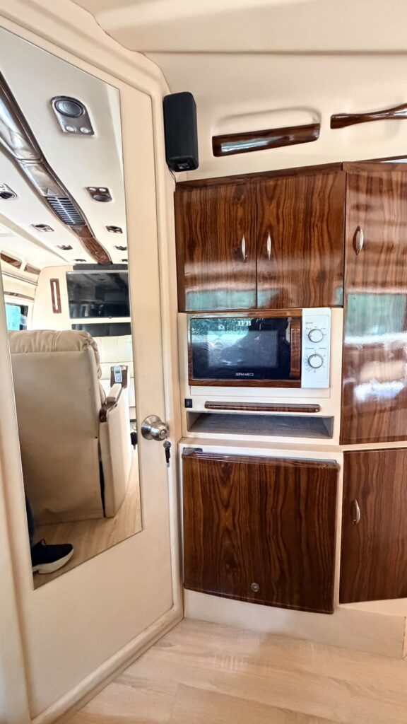 8 seater luxury caravan on rent in Delhi NCR